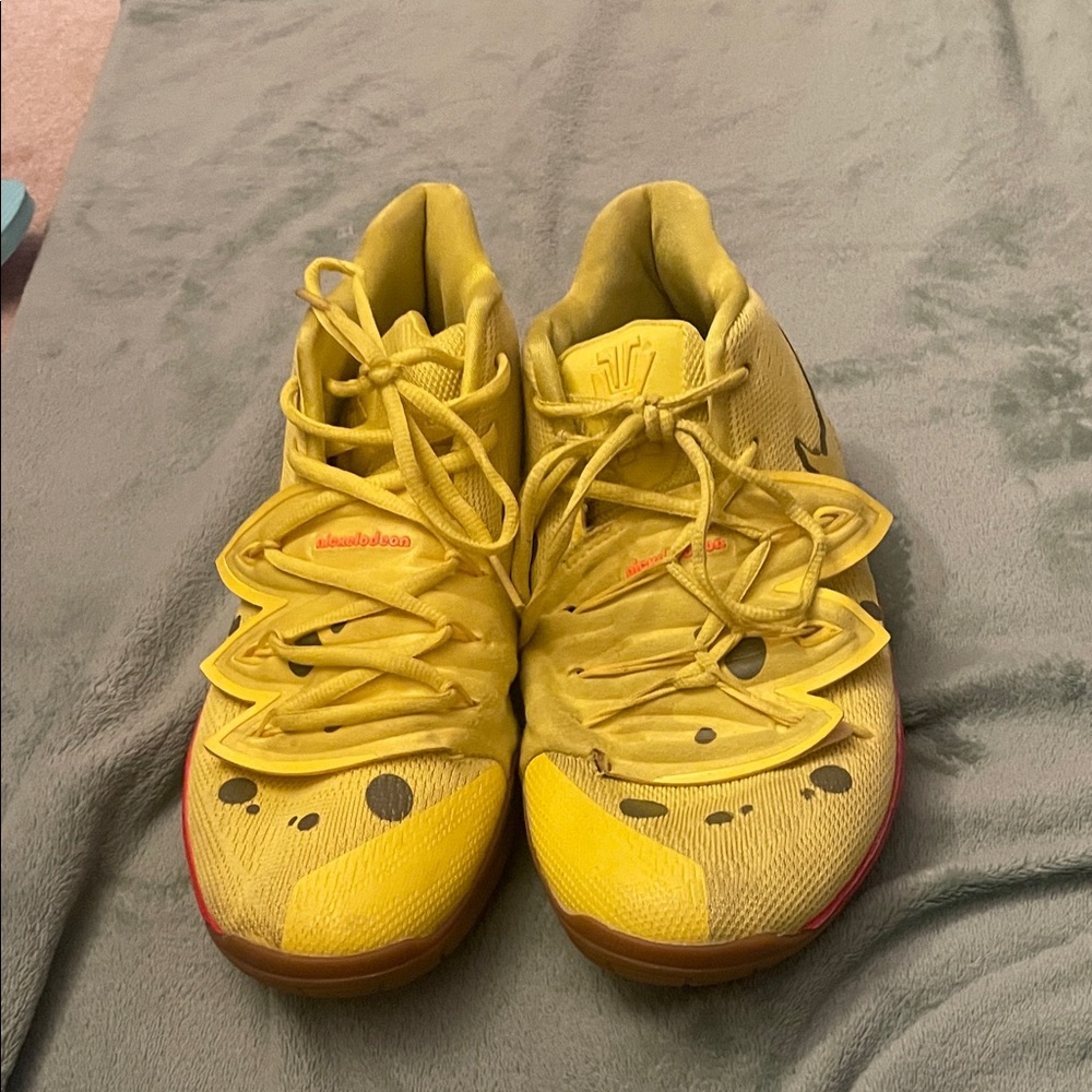 Vibrant Yellow Kids Sneakers